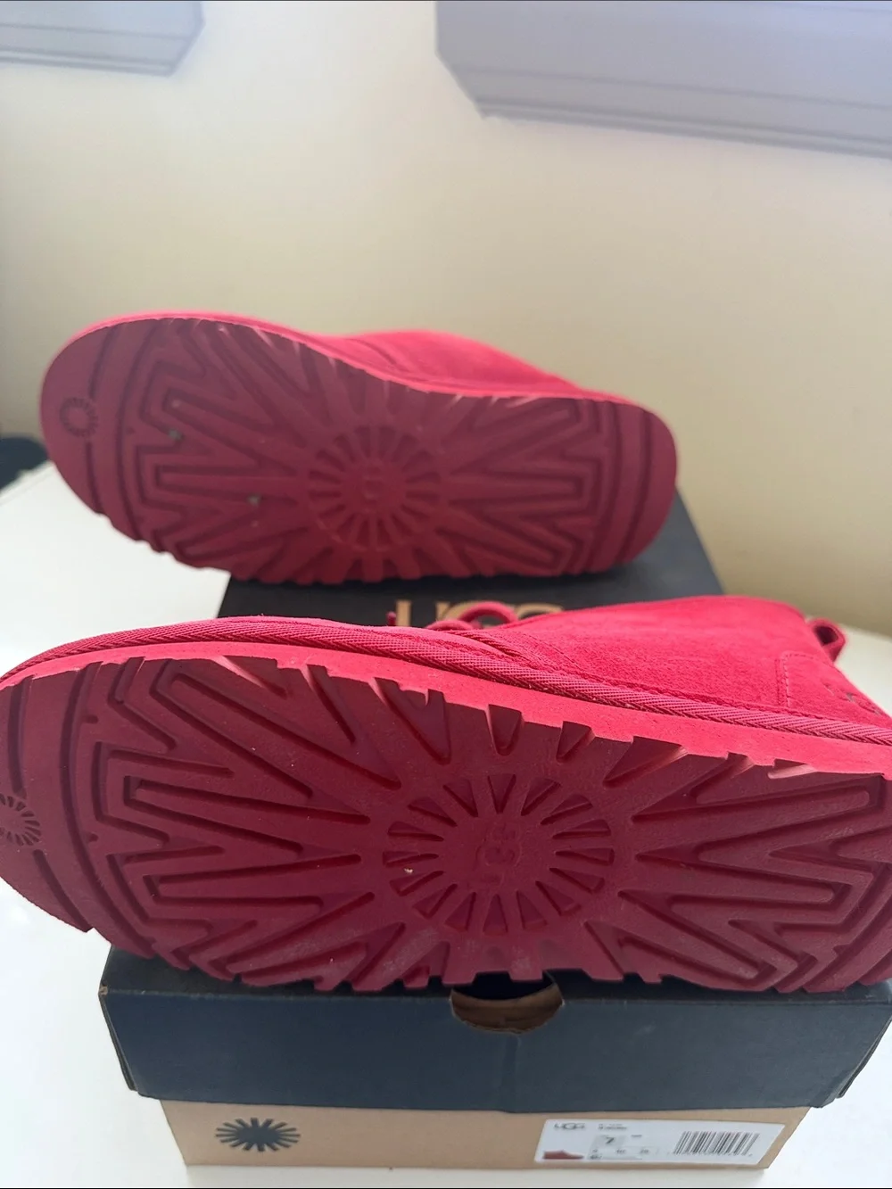UGG vibrant red